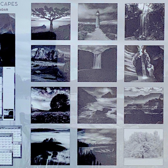 Timeless Landscapes 2024 Full Size Wall Calendar Planning Scheduling Organizing - Picture 10 of 10